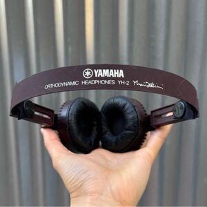 Vintage Yamaha YH-2 Mario Bellini Orthodynamic Headphones Untested